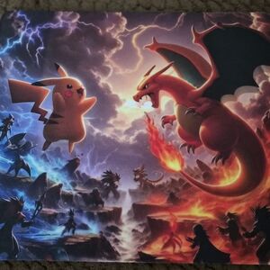 Pokemon Pikachu and Charizard Mouse Pad